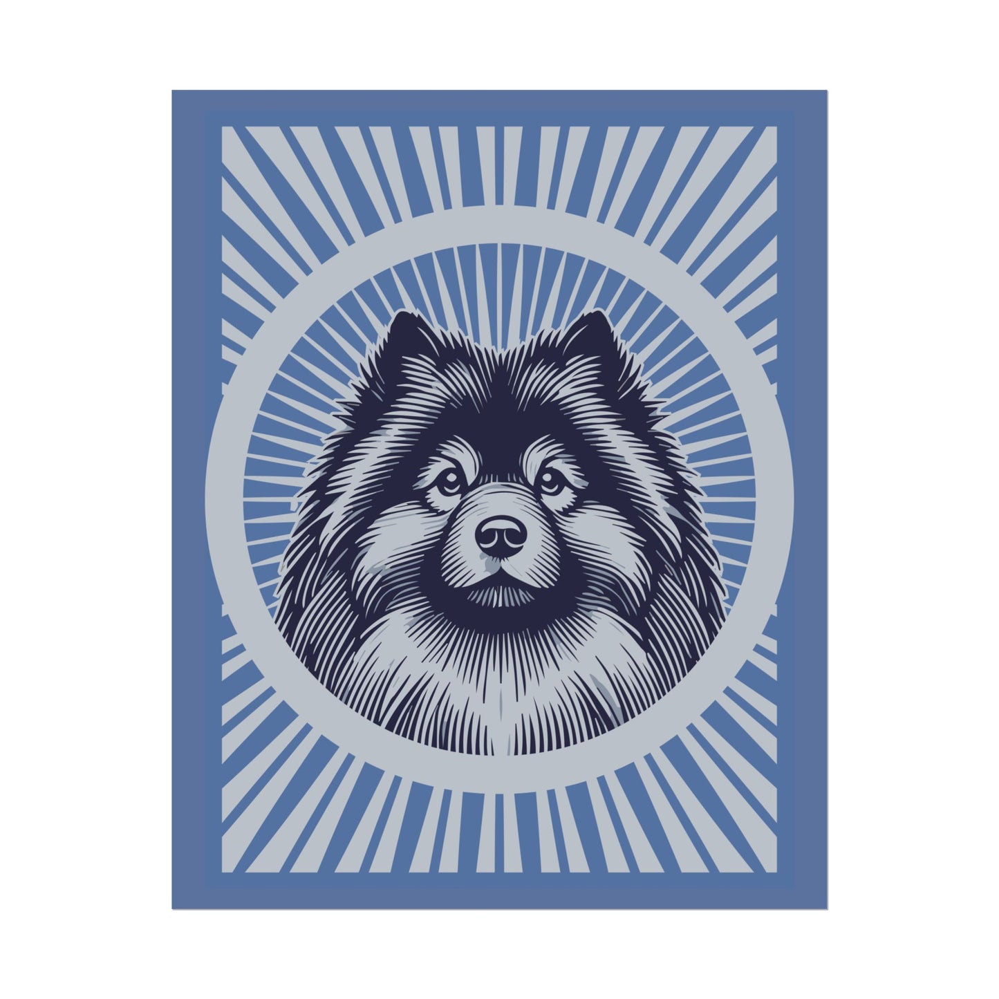 Keeshond Art Print