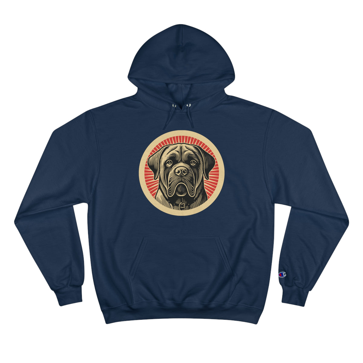 Mastiff Champion Hoodie — Navy