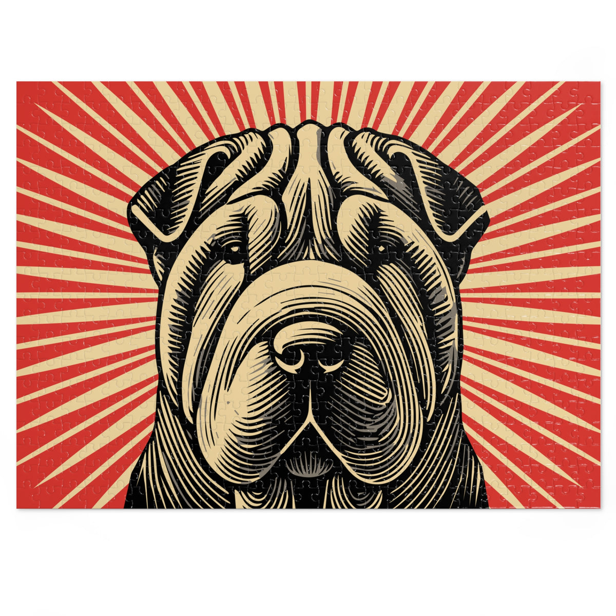 Chinese Shar-Pei Jigsaw Puzzle — 20.5" × 15" (500 pcs)