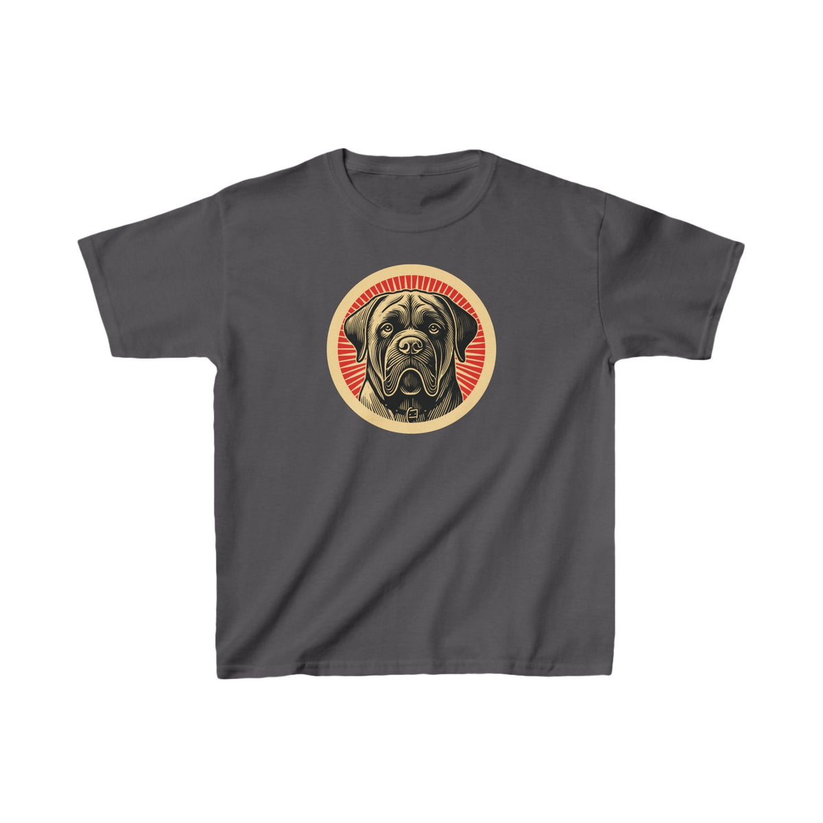 Mastiff Kids Tee — Charcoal