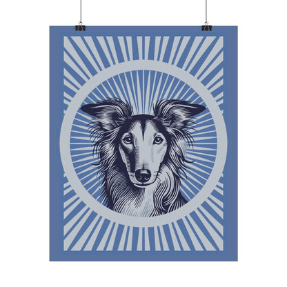 Silken Windhound Art Print