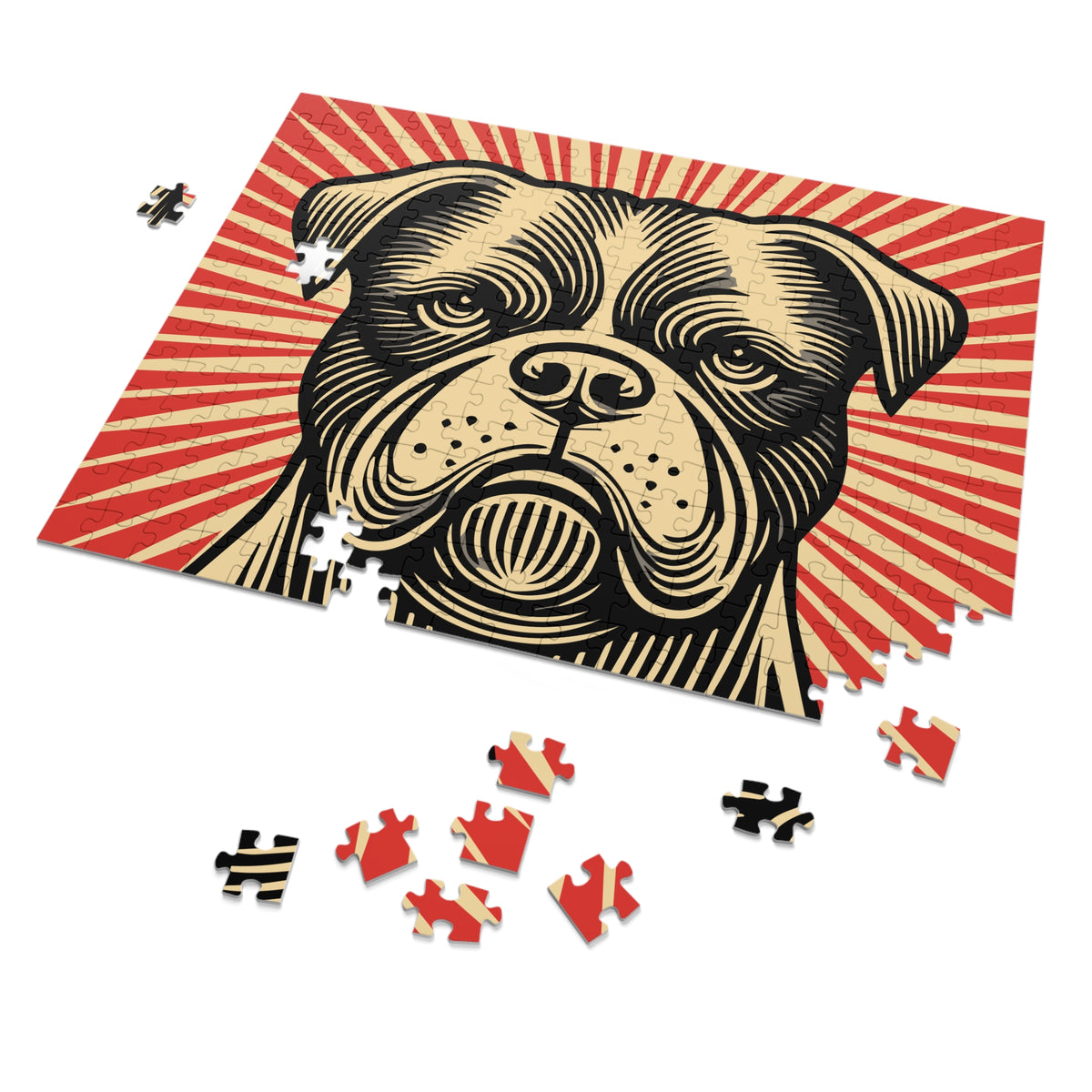 American Bulldog Jigsaw Puzzle — view 2