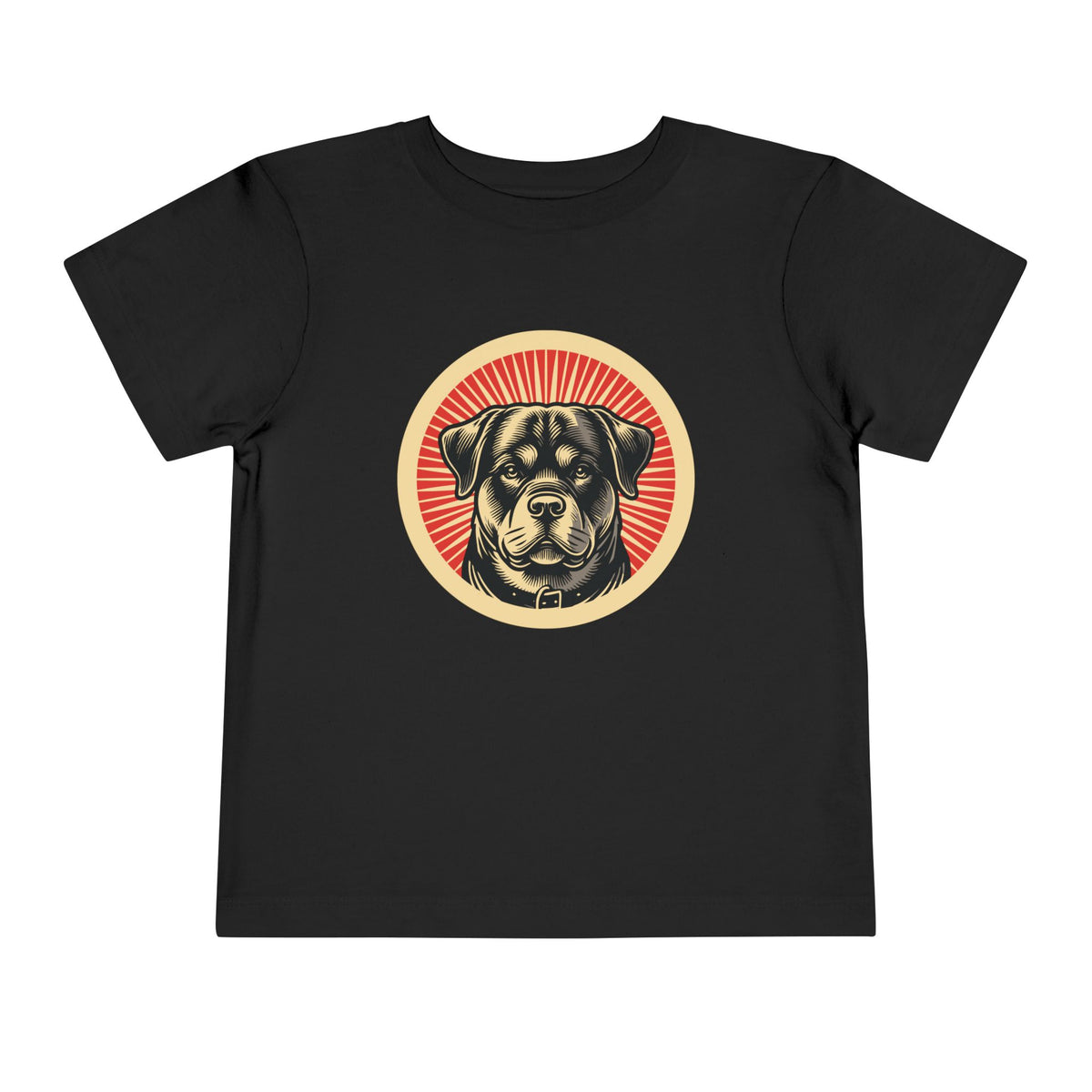 Rottweiler Toddler Tee — Black