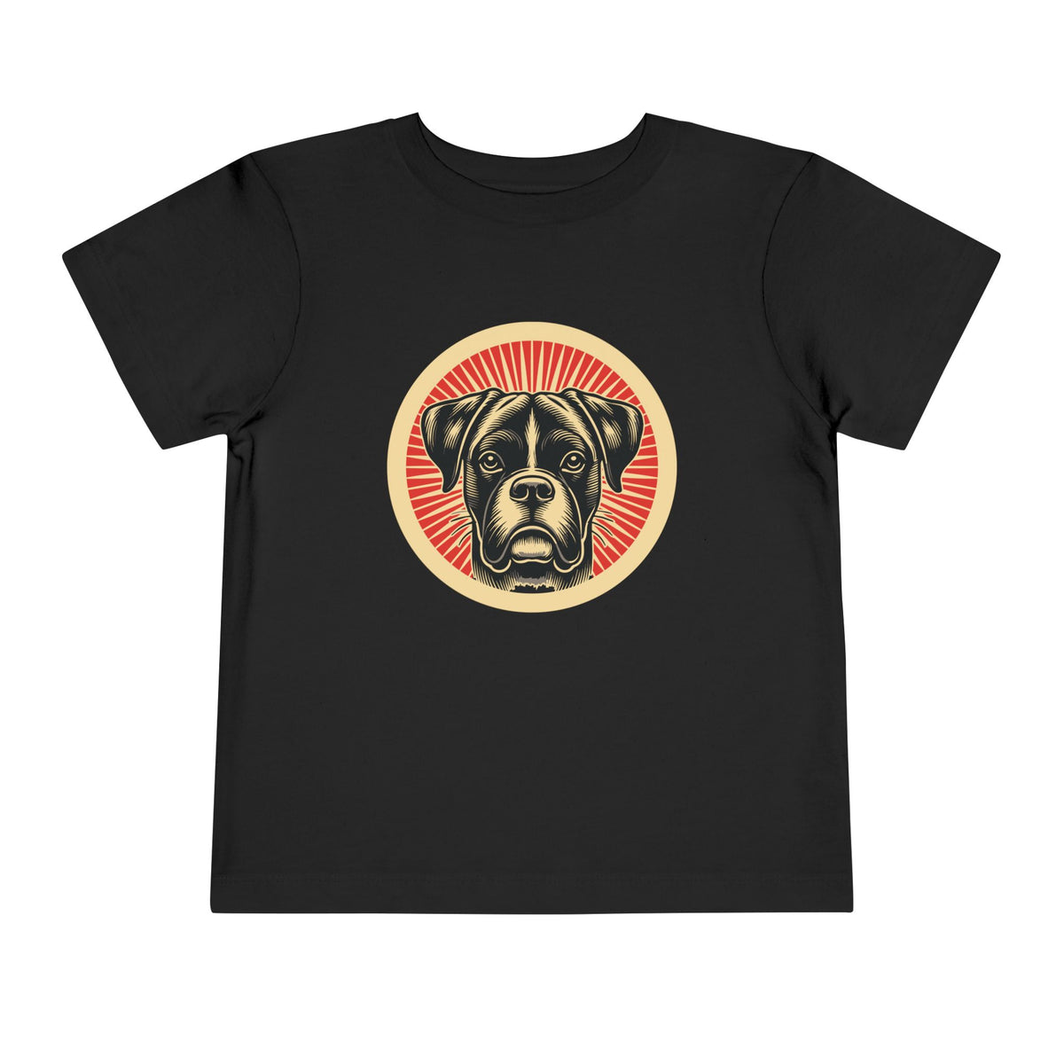 Boxer Toddler Tee — Black