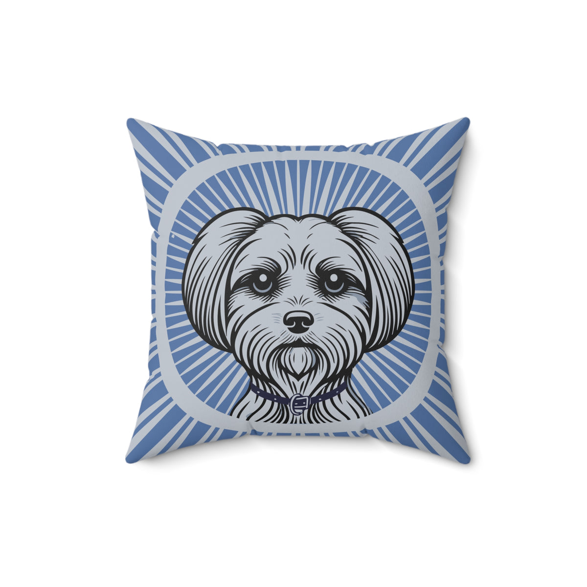 Maltese Pillow — 16" × 16"