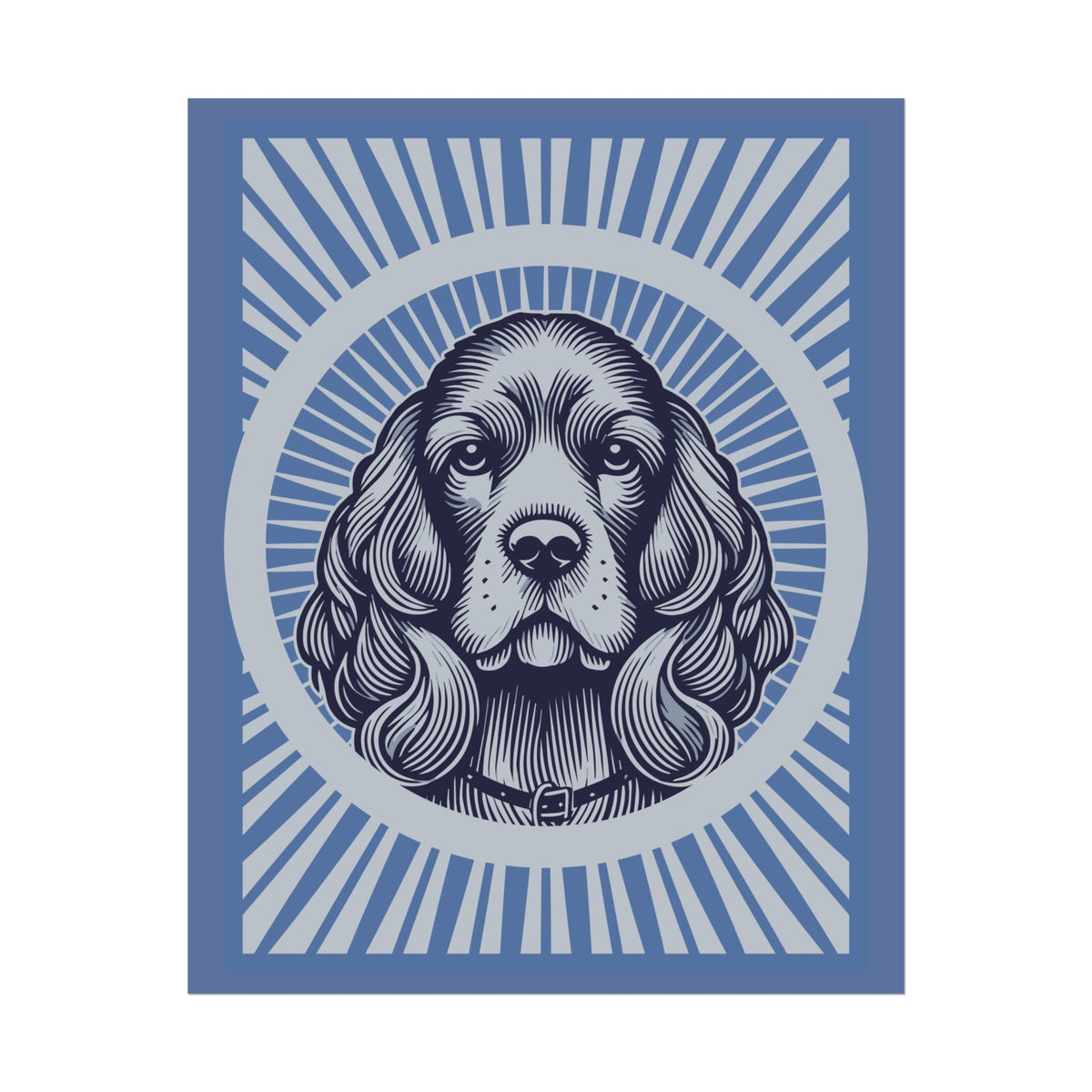 Cavalier King Charles Spaniel Art Print — 16" x 20" (Vertical)