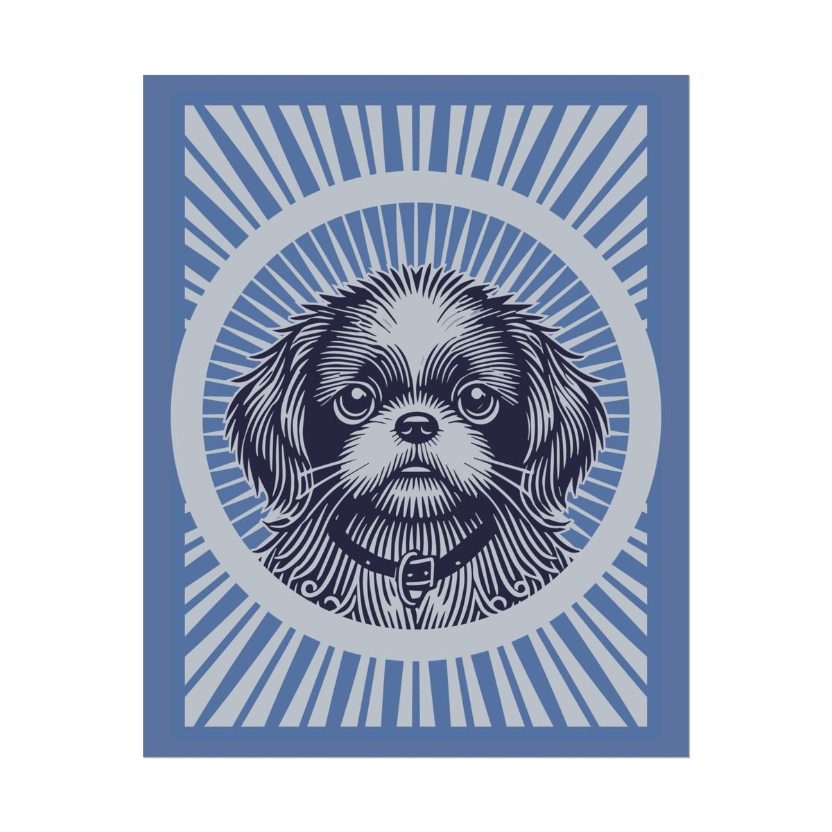Pekepoo Art Print — 16" x 20" (Vertical)
