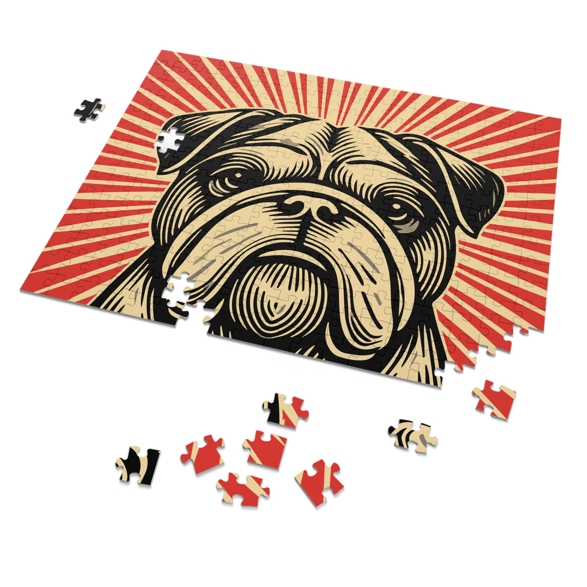 Bulldog Jigsaw Puzzle — view 2