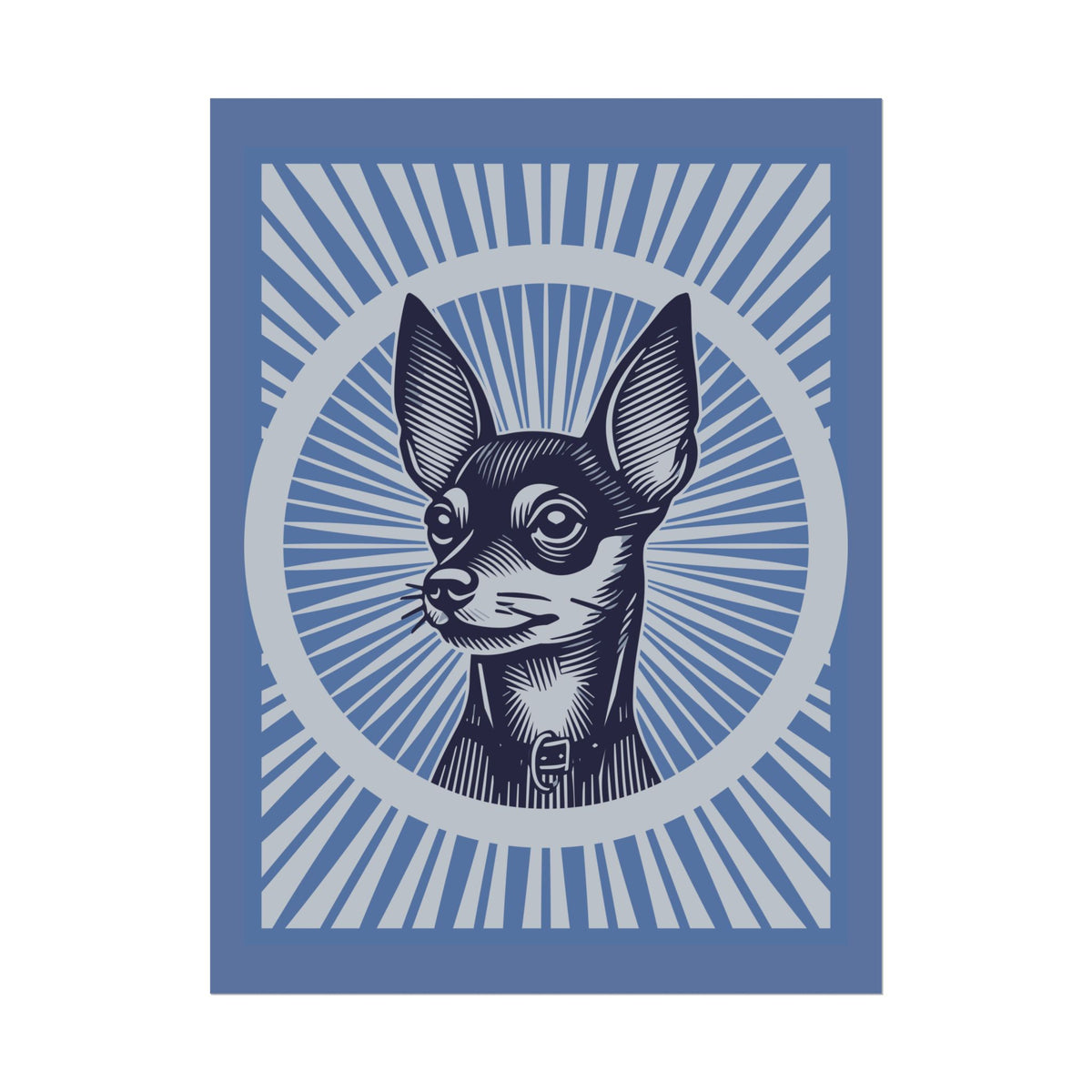 Miniature Pinscher Art Print — 24" x 32" (Vertical)