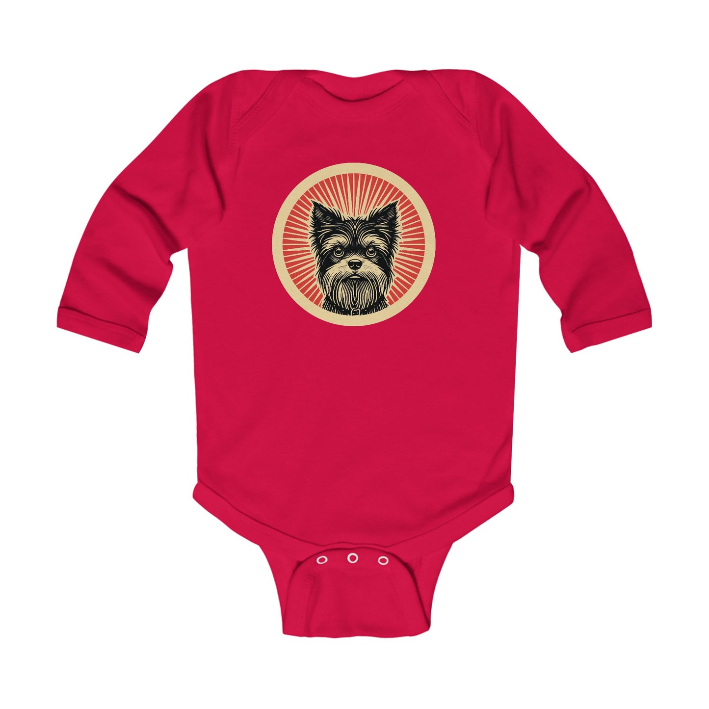 [name] Long Sleeve Bodysuit for Infants