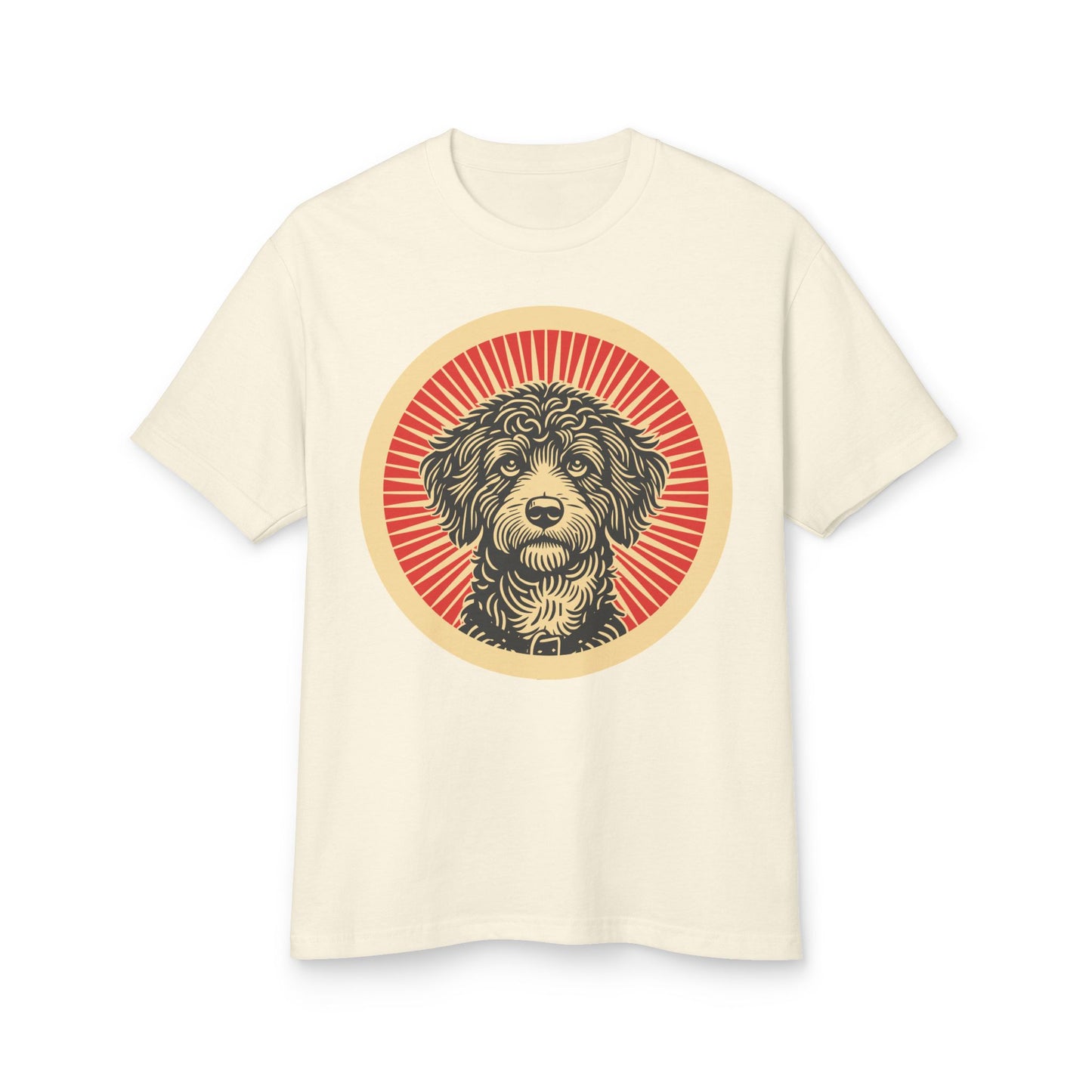 Bordoodle Heavyweight Cotton T-Shirt for Adults