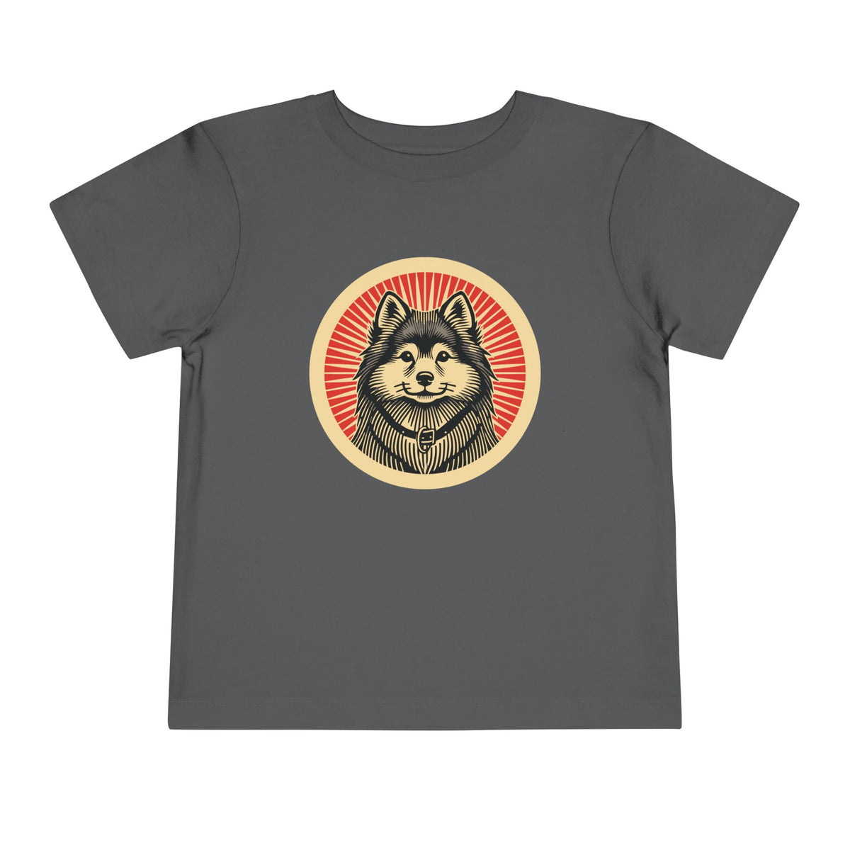 Finnish Spitz Toddler Tee — Asphalt