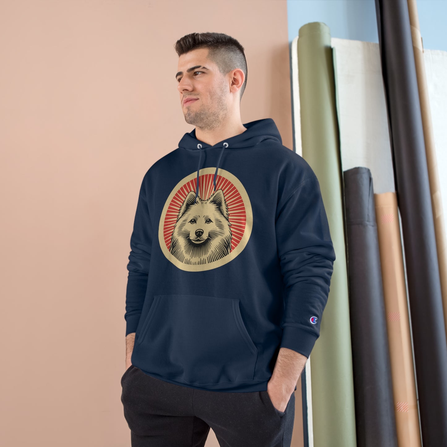 American Eskimo Dog Hoodie for Adults