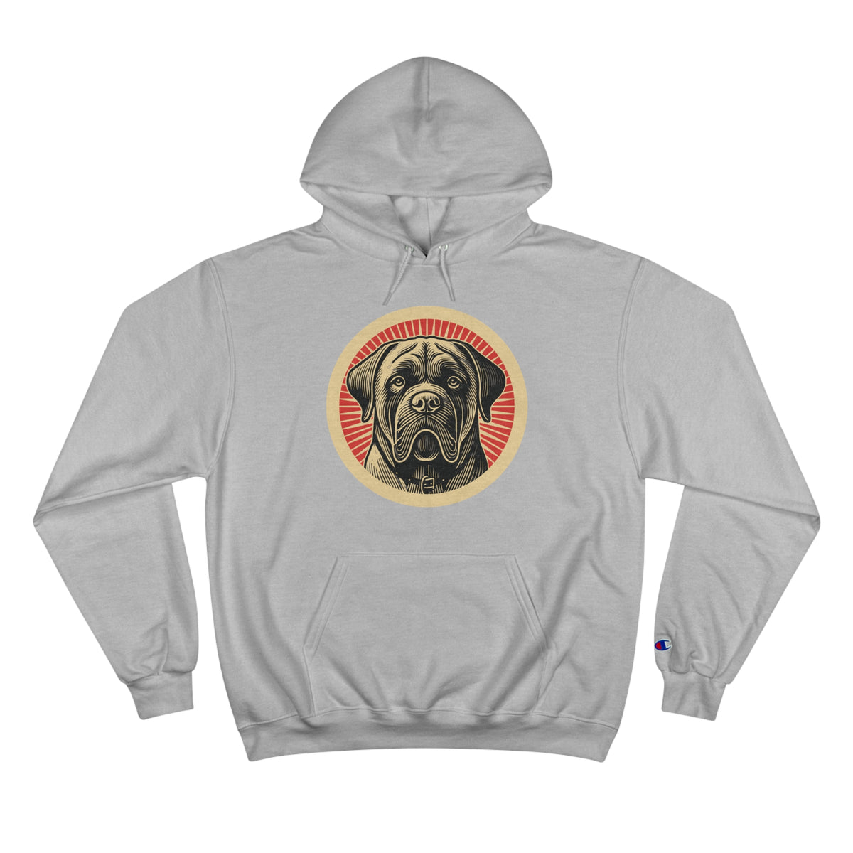 Mastiff Champion Hoodie — Light Steel