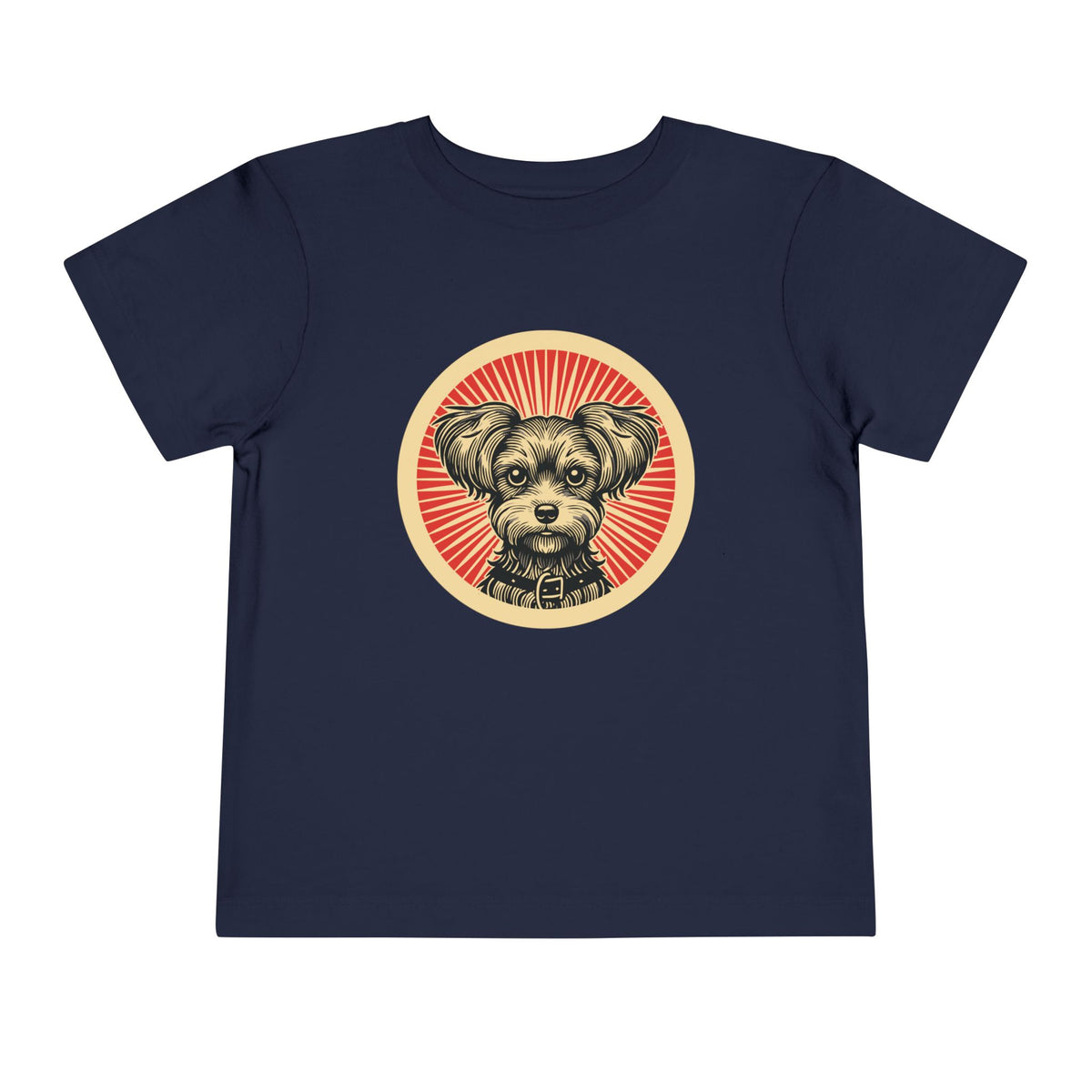 Yorkipoo Toddler Tee — Navy