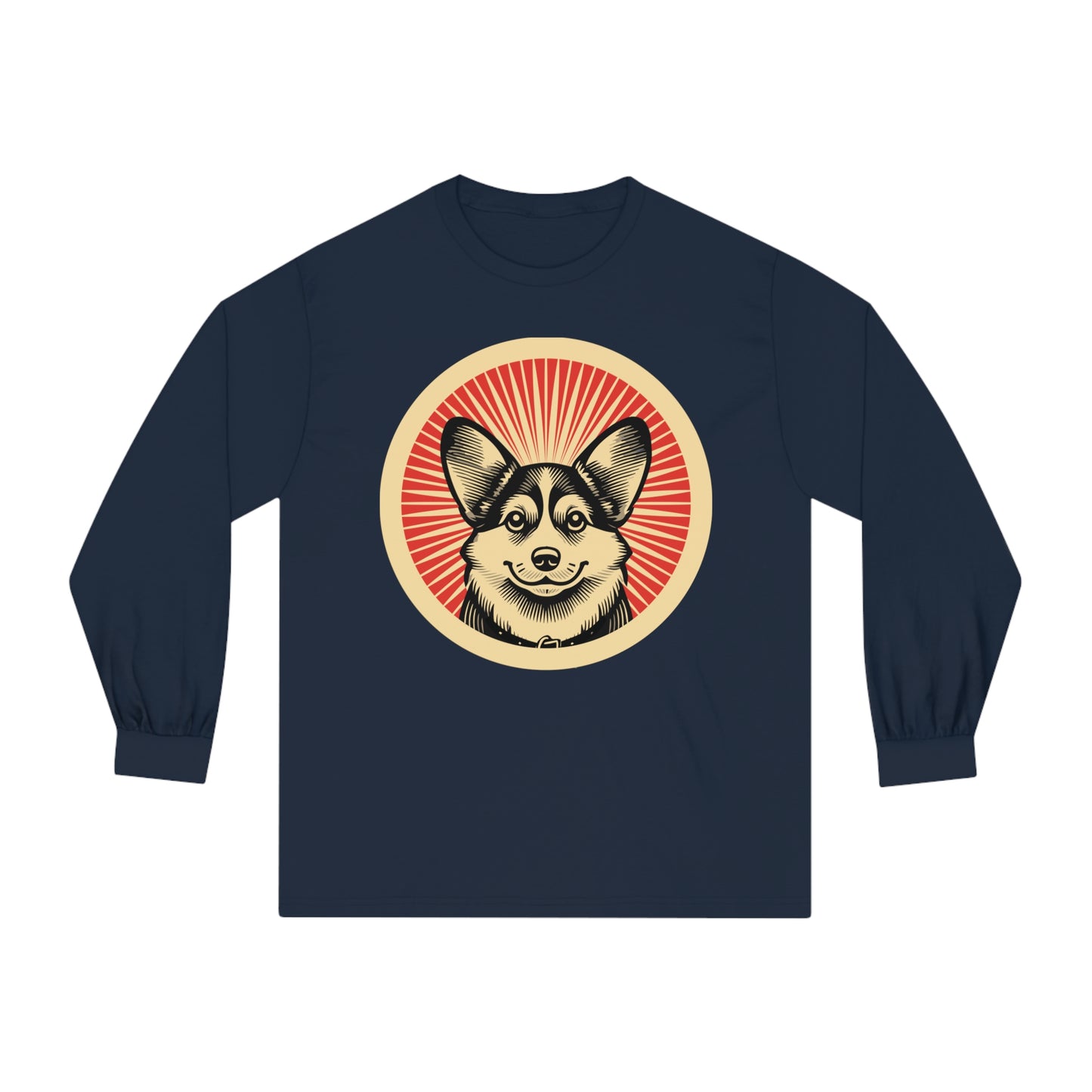 Pembroke Welsh Corgi Long Sleeve Tee for Adults