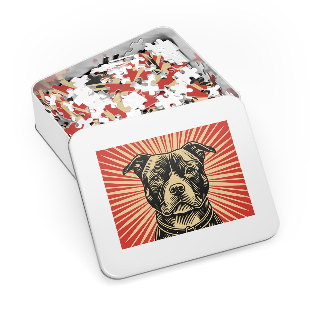 American Staffordshire Terrier Jigsaw Puzzle — view 7