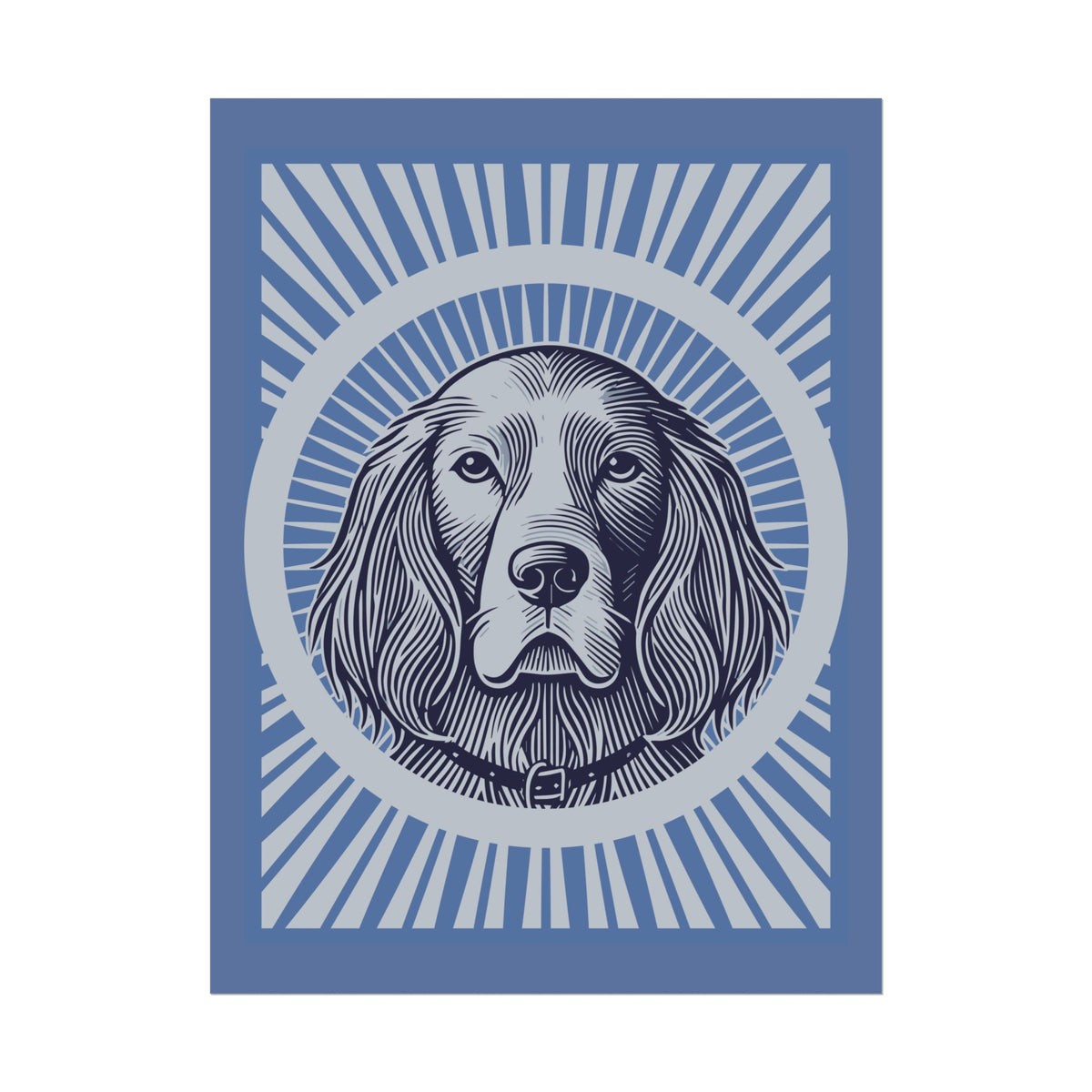 English Setter Art Print — 24" x 32" (Vertical)