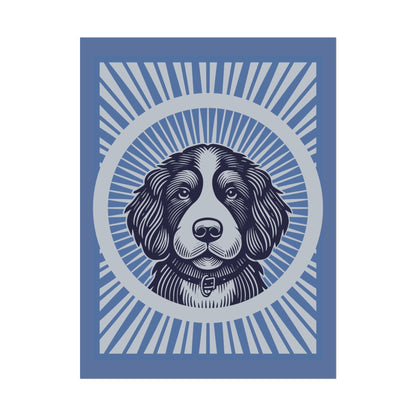 Bernedoodle Art Print