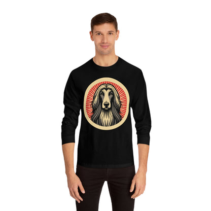 Afghan Hound Long Sleeve Tee for Adults