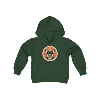 Corgipoo Heavy Hoodie for Kids