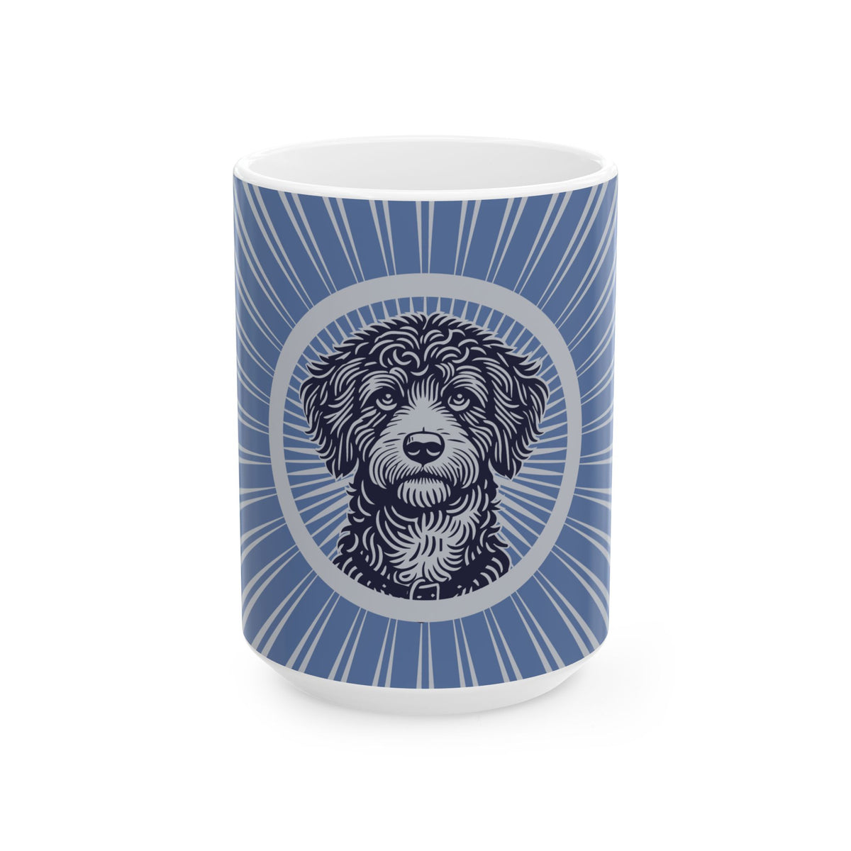 Bordoodle Ceramic Mug — 15oz