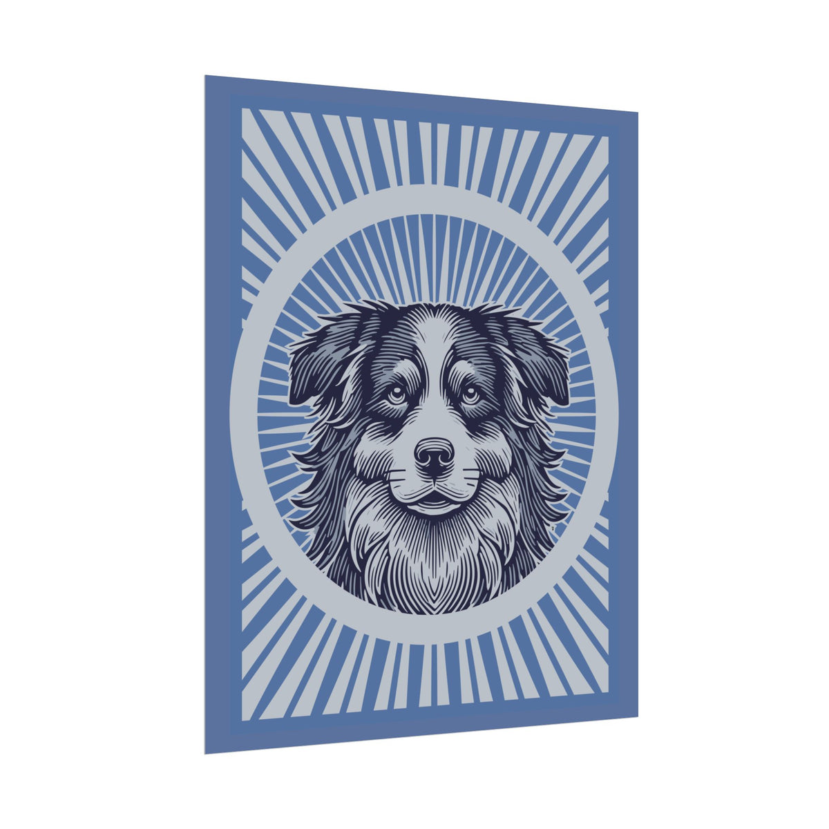 Border Collie Art Print — view 3