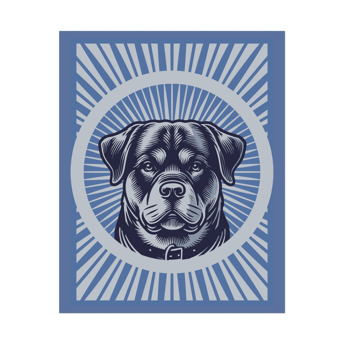 Rottweiler Art Print — 16" x 20" (Vertical)