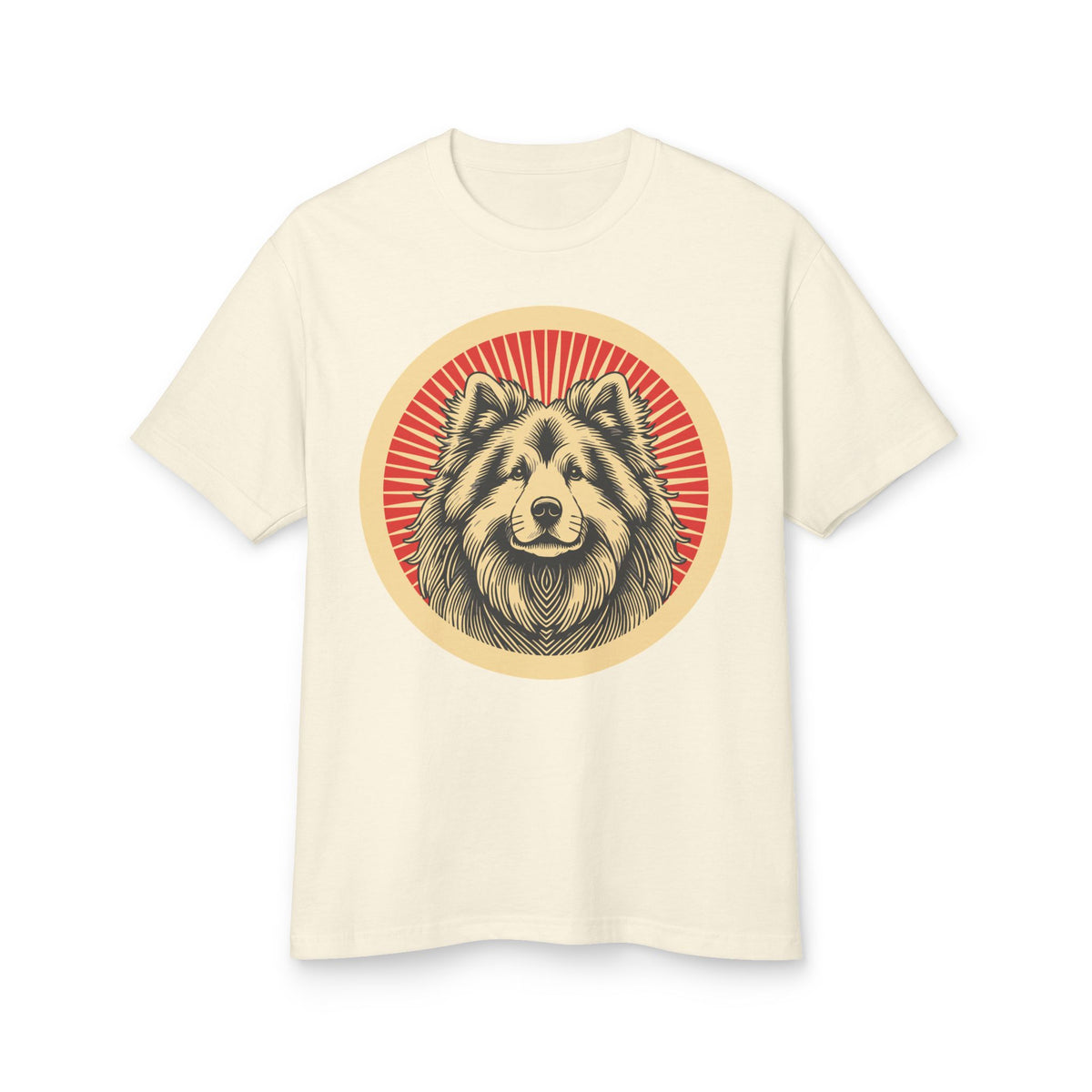 Eurasier Heavyweight Tee — Faded Cream