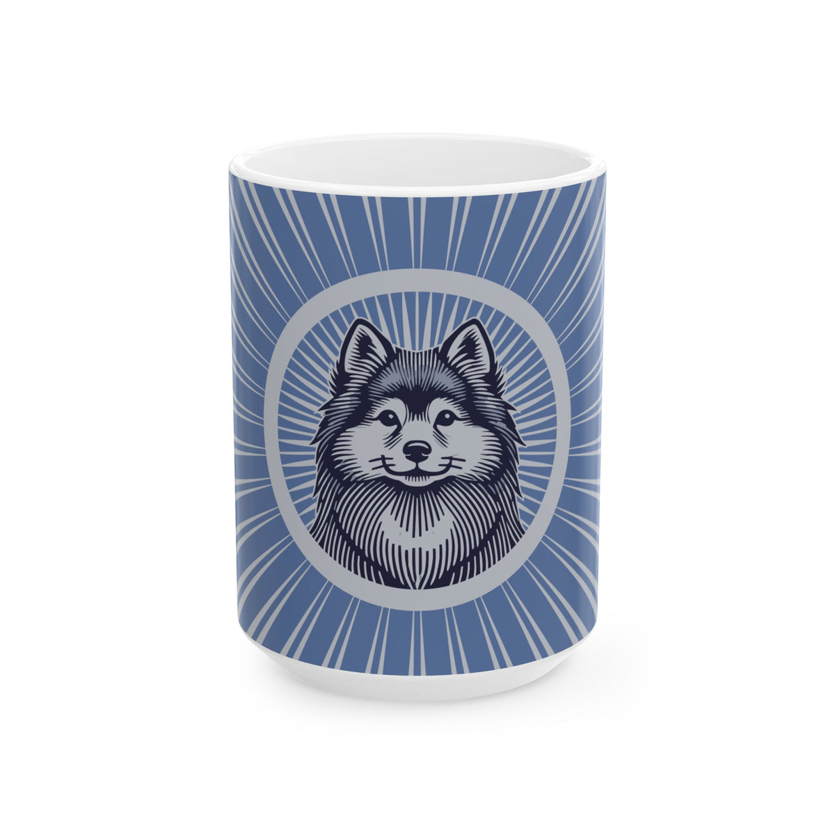 Finnish Spitz Ceramic Mug — 15oz