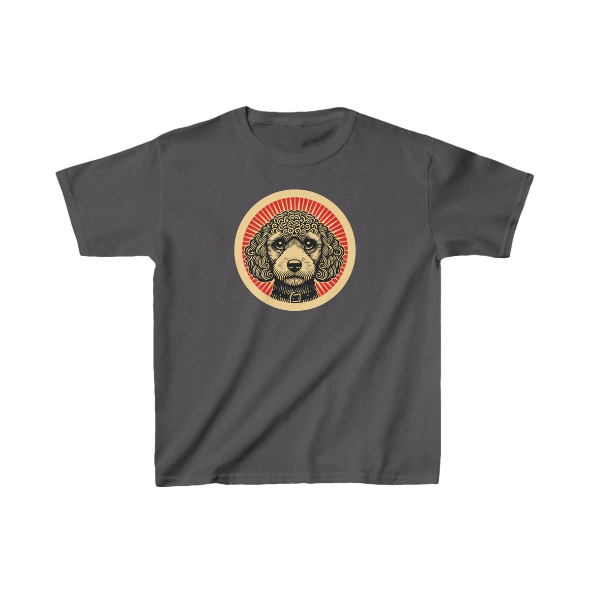 Cockapoo Kids Tee — Charcoal