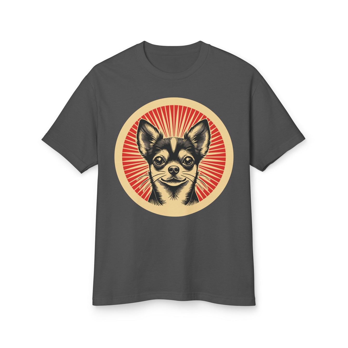 Chihuahua Heavyweight Cotton T-Shirt for Adults