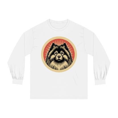 Keeshond Long Sleeve Tee for Adults