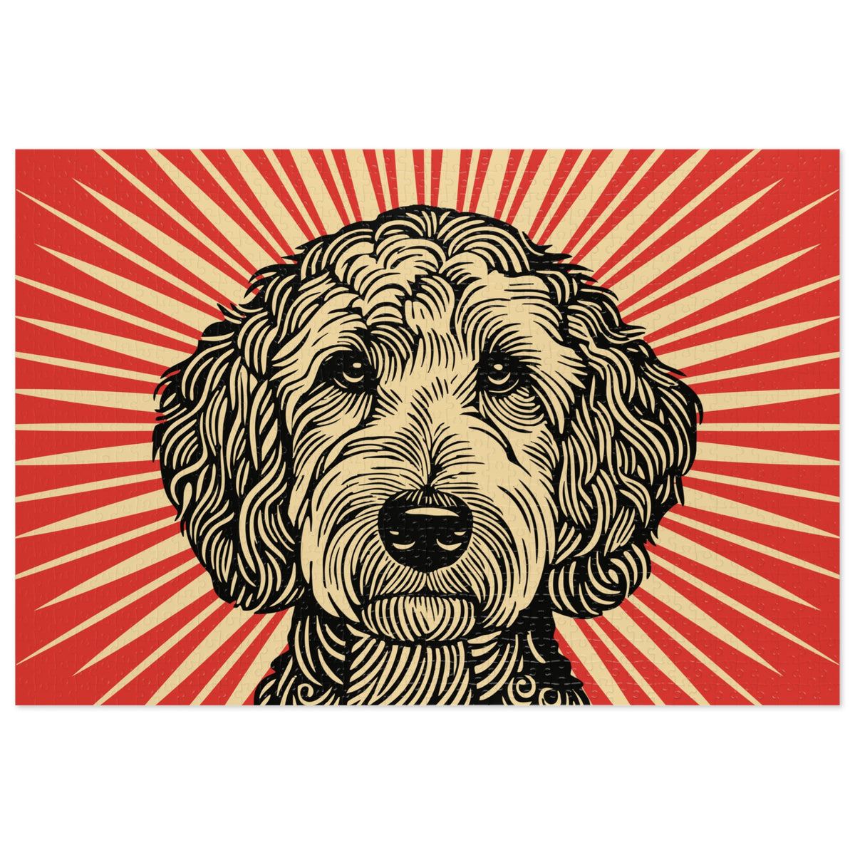Goldendoodle Jigsaw Puzzle — 29.25" × 19.75" (1000 pcs)