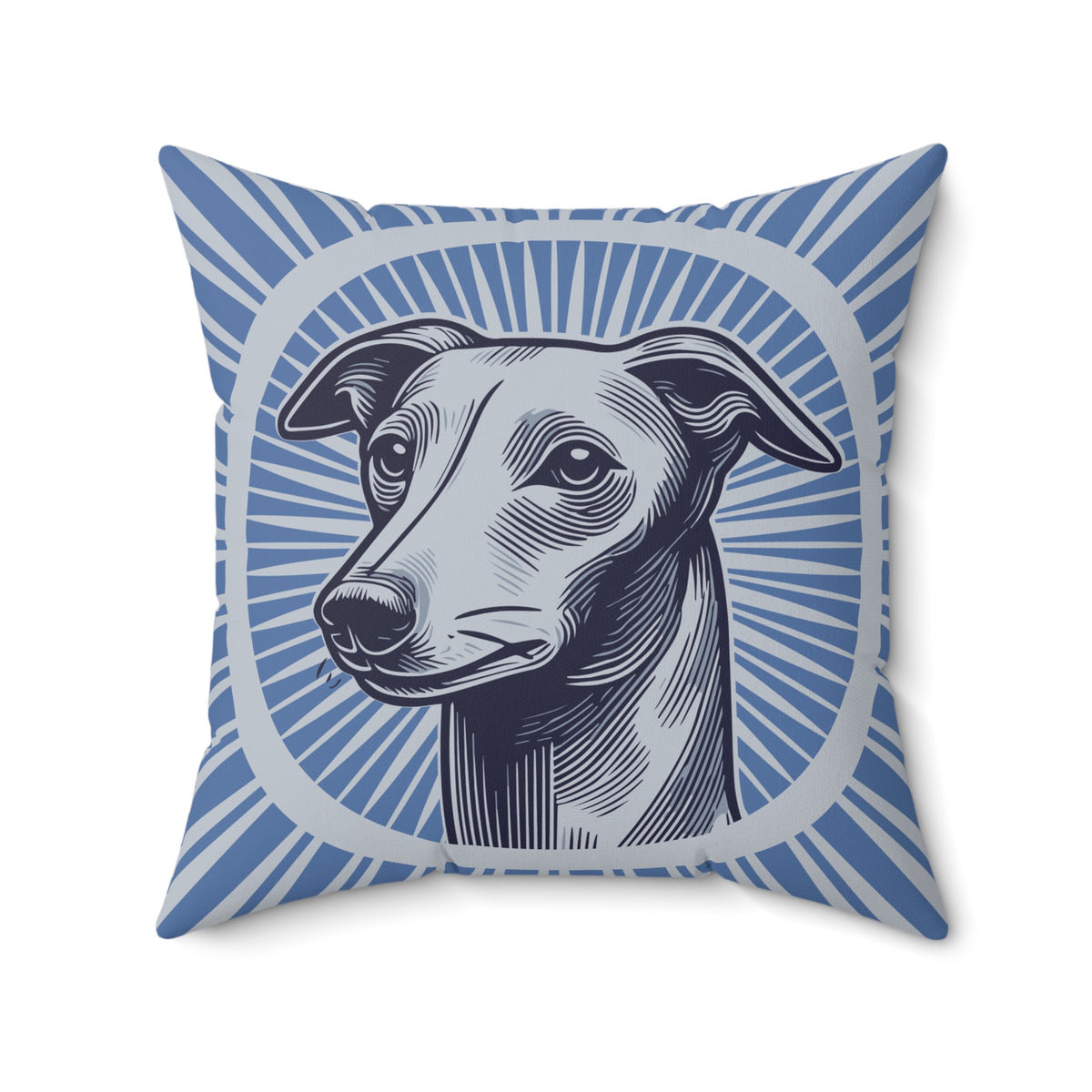 Italian Greyhound Pillow — 20" × 20"