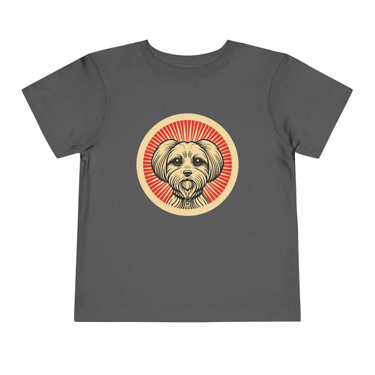 Maltese Toddler Tee — Asphalt