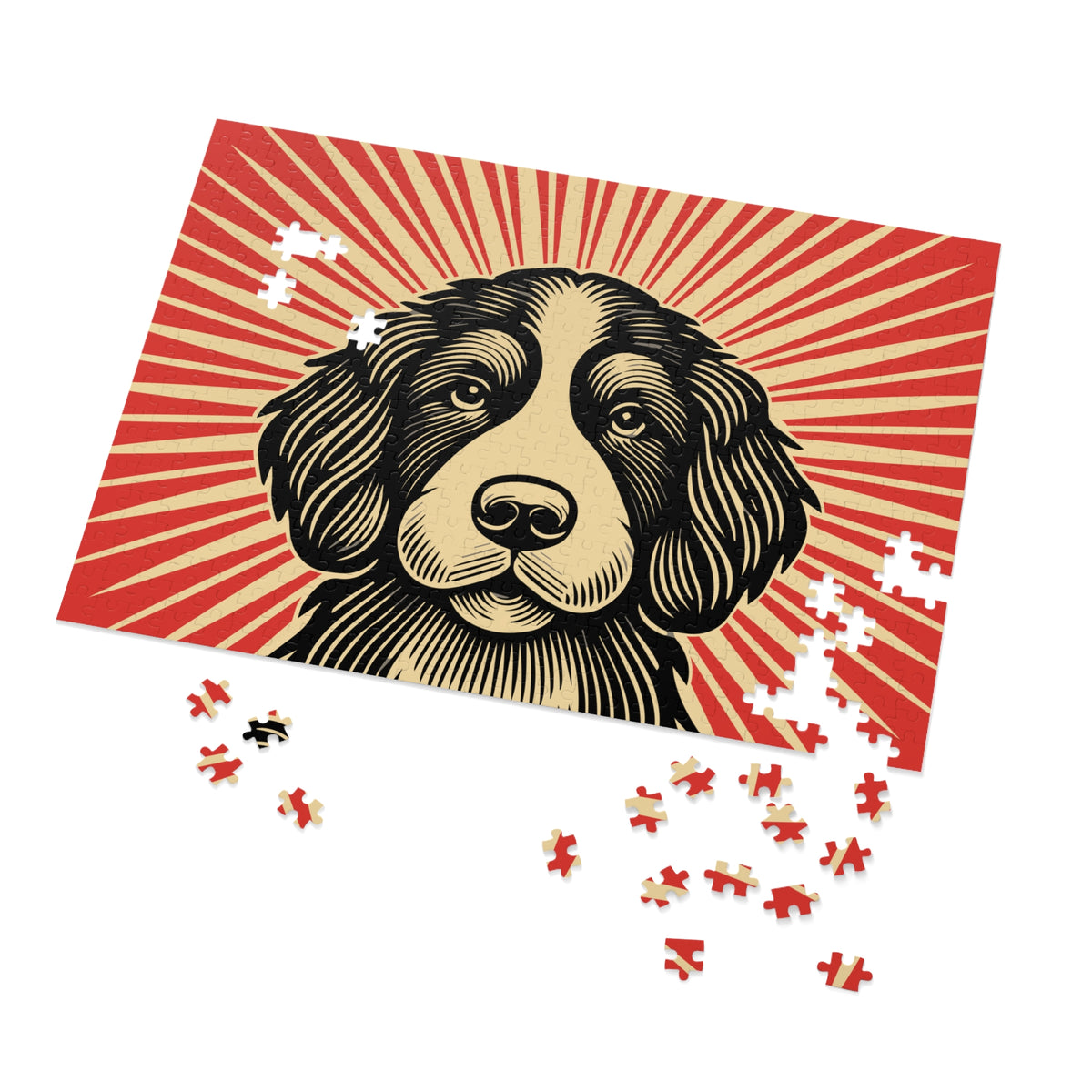 Bernedoodle Jigsaw Puzzle — view 6