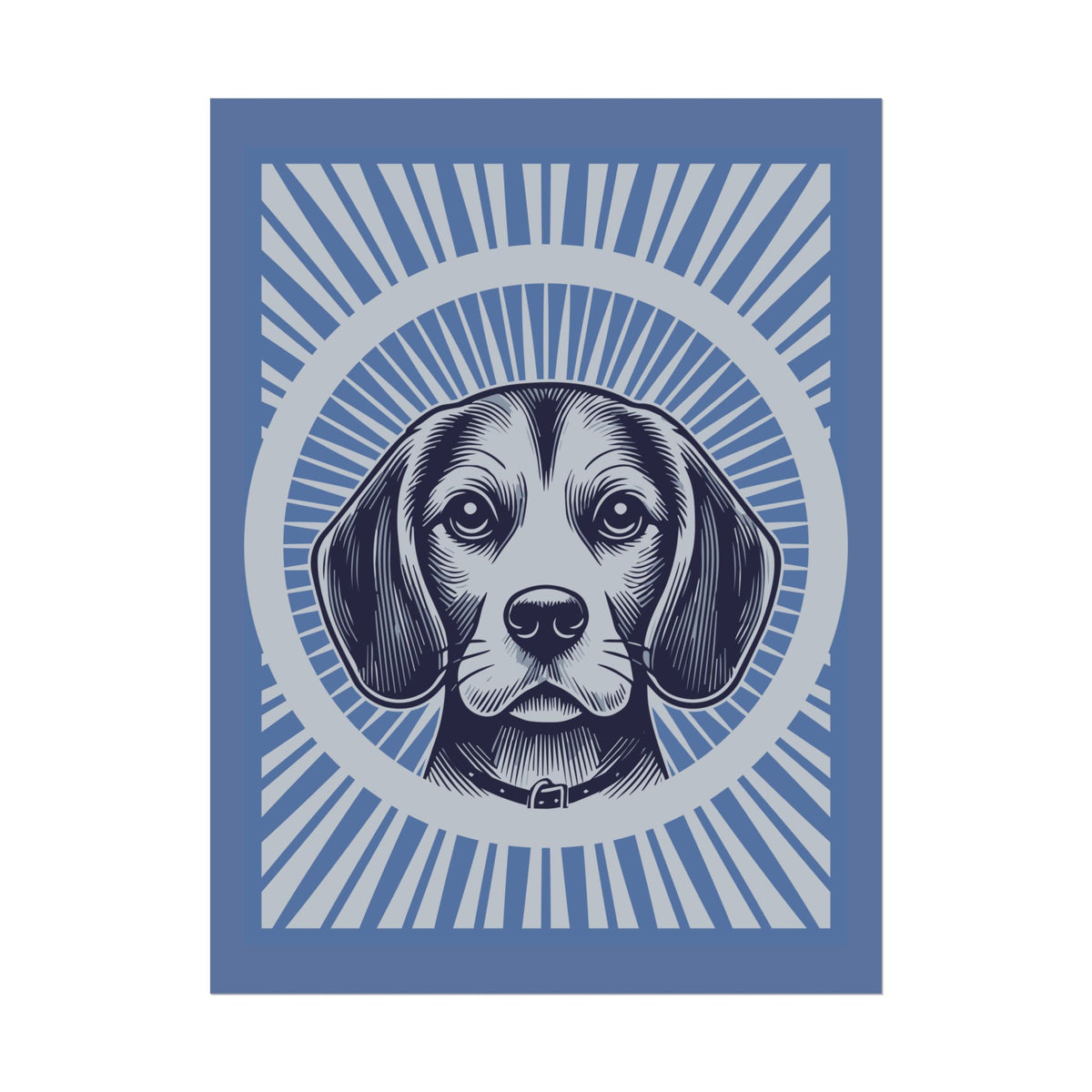 Beagle Art Print — 18″ x 24″ (Vertical)