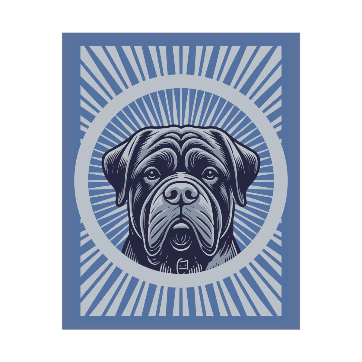 Bullmastiff Art Print — 16" x 20" (Vertical)
