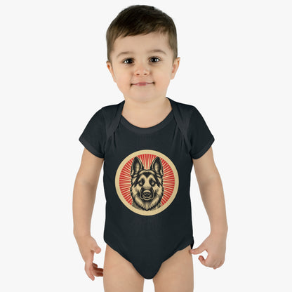 German Shepherd Infant Bodysuit