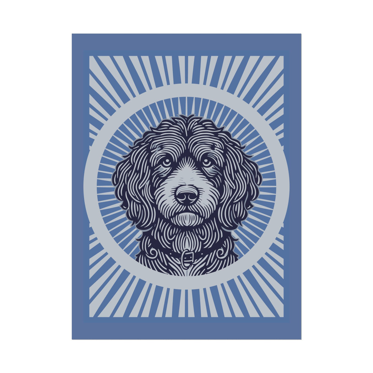 Aussiedoodle Art Print — 18″ x 24″ (Vertical)