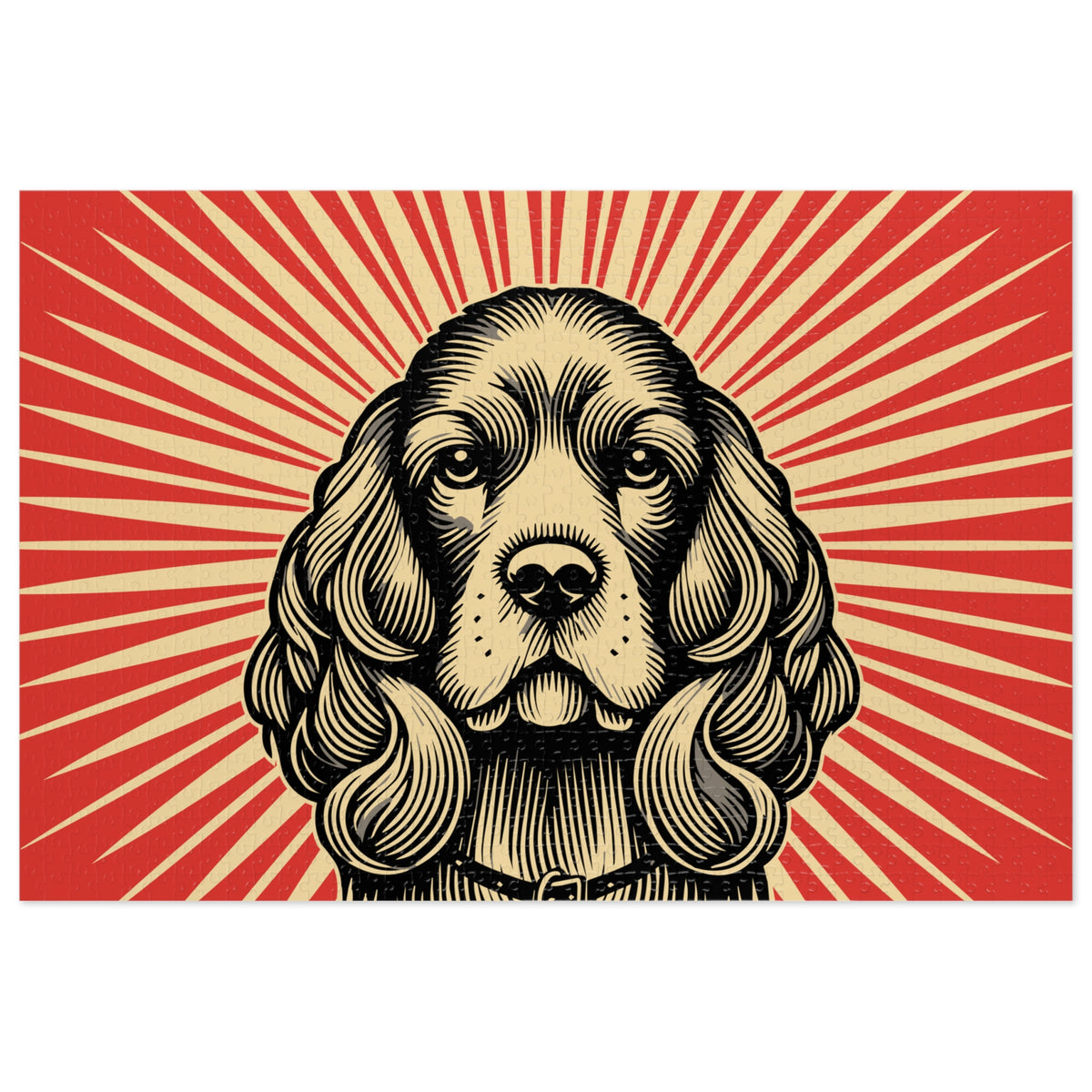 Cavalier King Charles Spaniel Jigsaw Puzzle — 29.25" × 19.75" (1000 pcs)
