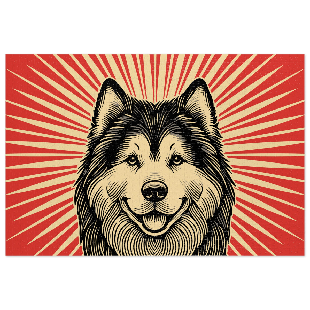 Alaskan Malamute Jigsaw Puzzle — 29.25" × 19.75" (1000 pcs)