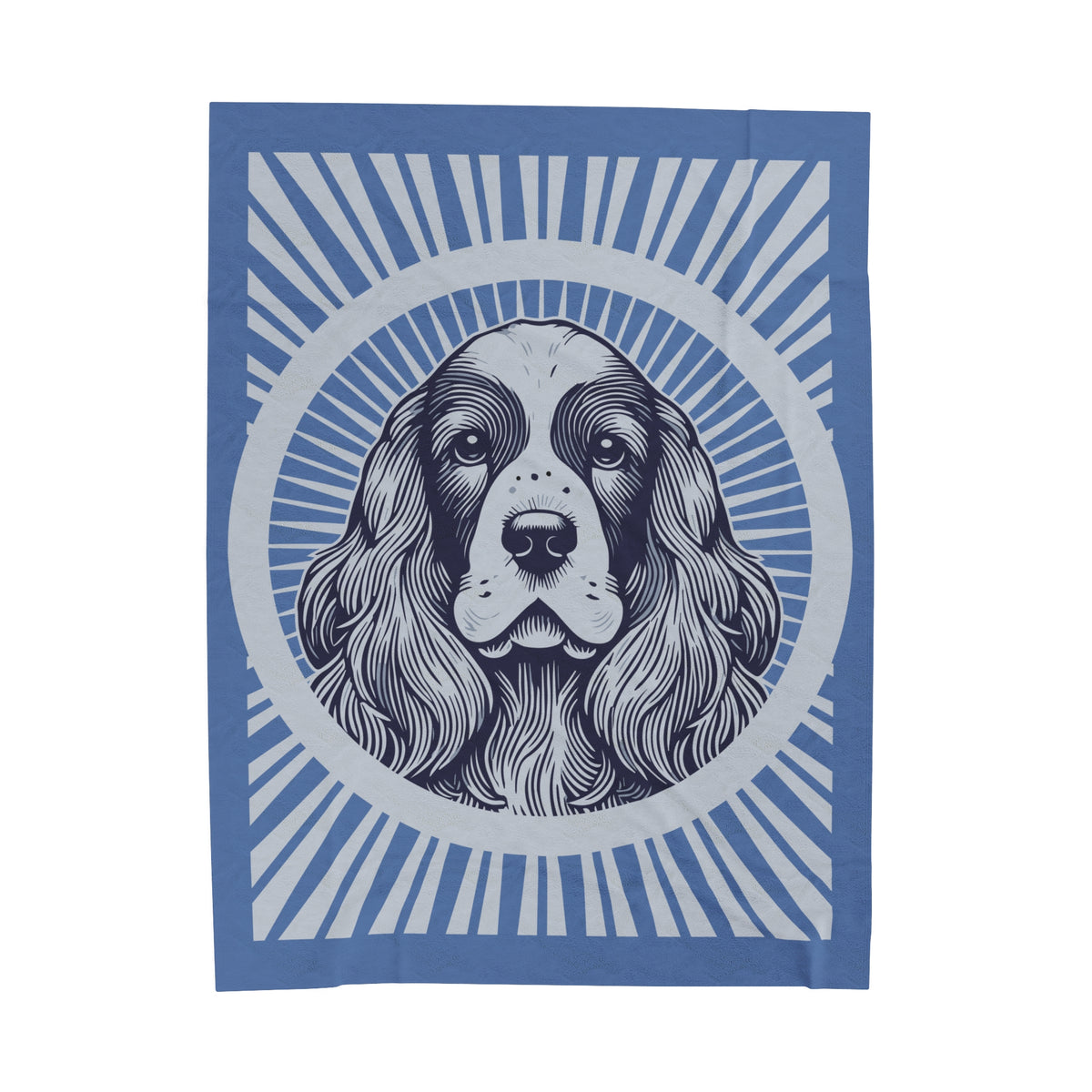 English Cocker Spaniel Blanket — 60" × 80"