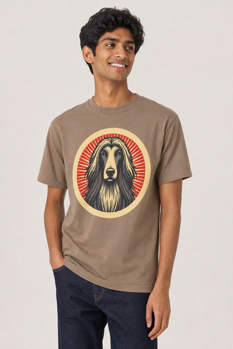 Afghan Hound Heavyweight Tee