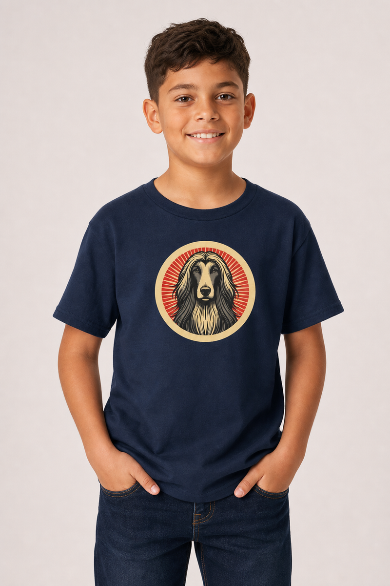 Afghan Hound Kids Tee