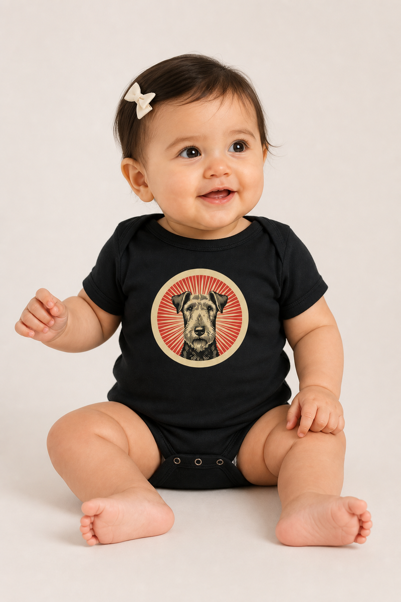 Airedale Terrier Baby Bodysuit