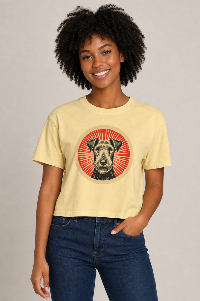 Airedale Terrier Boxy Tee