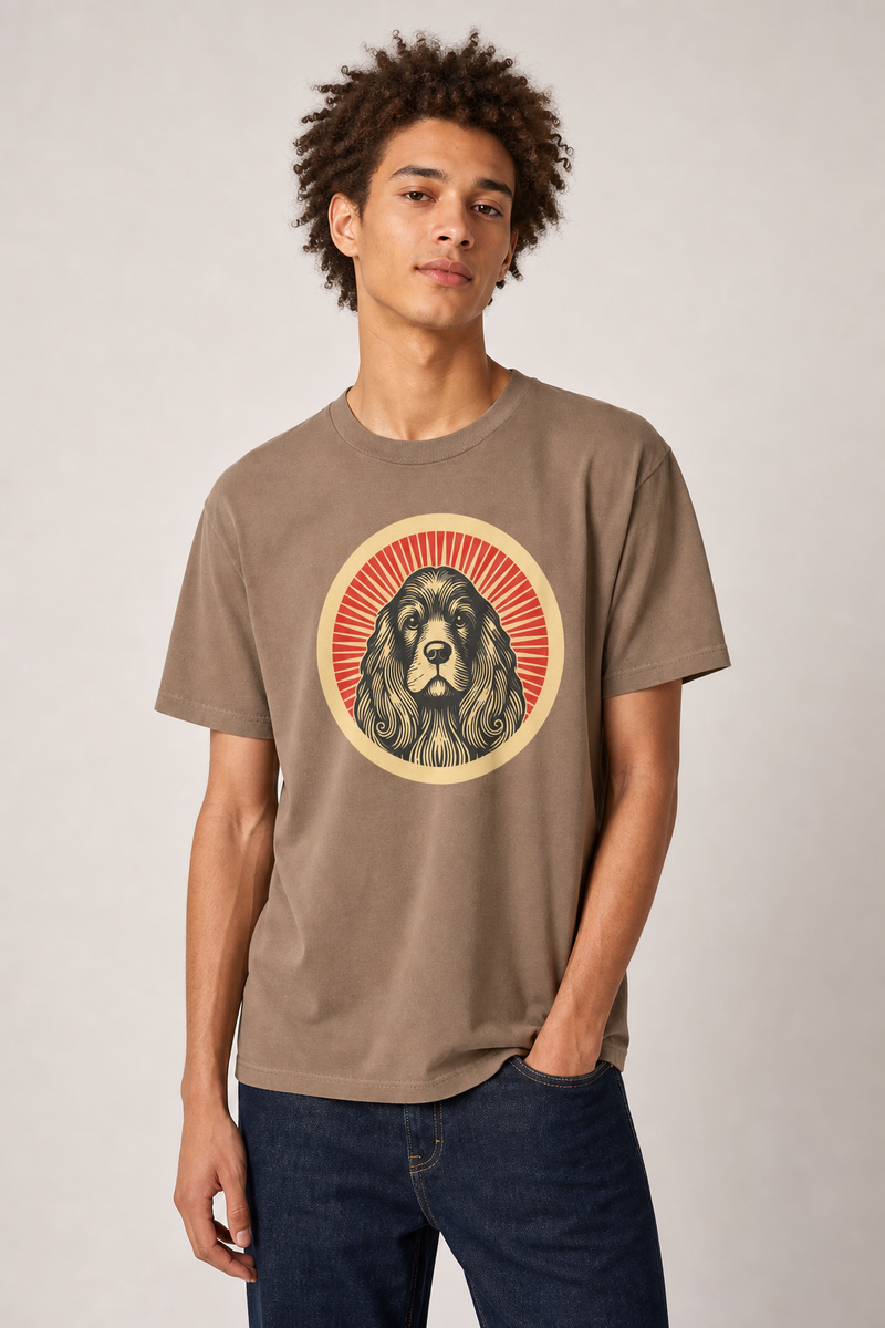 American Cocker Spaniel Heavyweight Tee