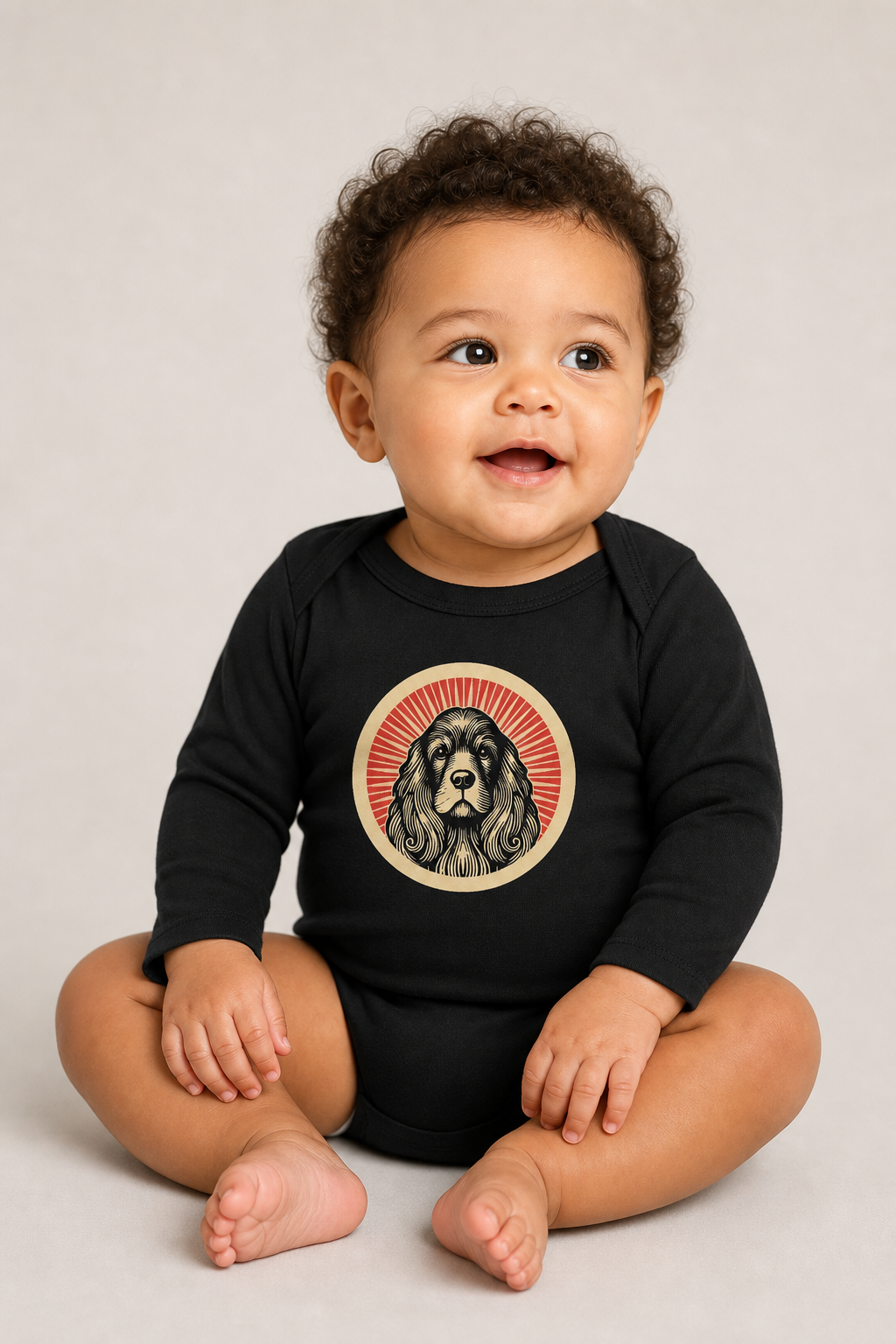 American Cocker Spaniel Sleeved Bodysuit